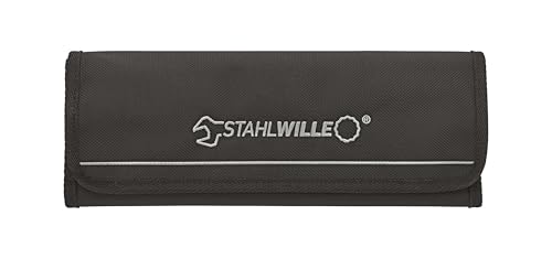 STAHLWILLE Rolltasche leer für Schraubenschlüssel | Werkzeugtasche mit 12 Fächern | Roll-Up Case Textiltasche