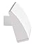 RAB Lighting ALED52YW/D10 Area Light 52W Warm LED DIM White