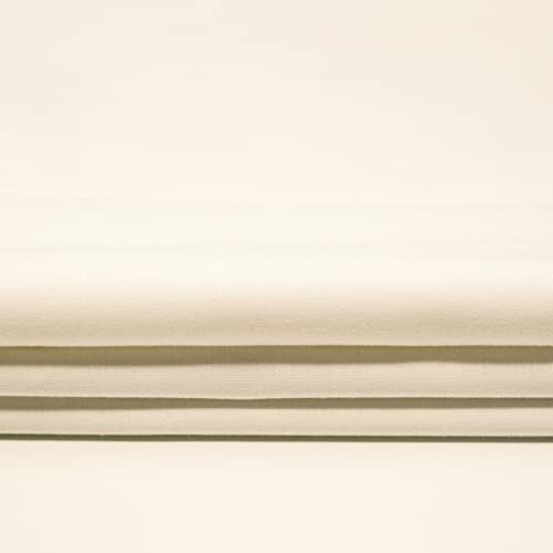 Premium 100% Cotton Bleached Fabric - Crease-Resistant, Versatile White Material, 118/120" Width, Buy by the Yard 4 Premium 100% Cotton Bleached Fabric - Crease-Resistant, Versatile White Material, 118/120" Width, Buy by the Yard - Image 3