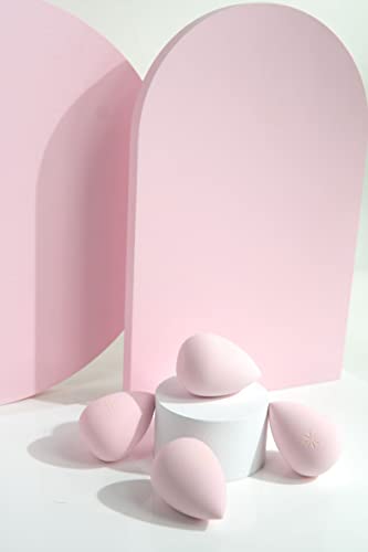 Brushworks Complexion Sponge Set - 4 Pack, Pink - Image 3