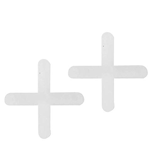 aqxreight 2000pcs Ceramica T Splastica Piastrella Piastrella Idraulica di Livellamento Riutilizzabile 3 Mm Ceramico T Utensile a Piastrellatura Spaziale Spaziale di Piastrellatura di del di