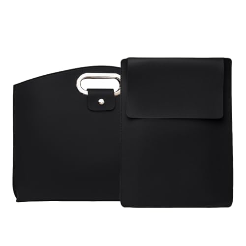 Bolso tote elegante de piel PU de alta resistencia, conjunto impermeable para el trabajo
