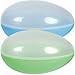 Jumbo Hollow Easter Egg (mixed pastels with clear top) 1 Count