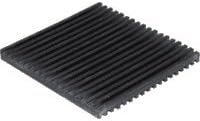 100 Pack of Anti Vibration Pads 4" x 4" x 3/8" All Rubber Vibration isolation pads