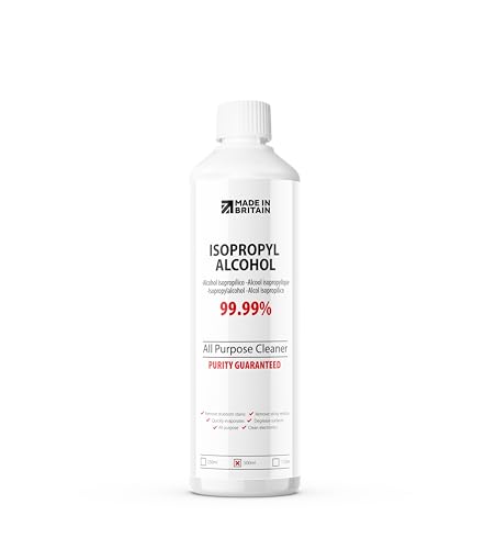 ChemLab   Alcohol Isopropílico Multiusos 99.9% Puro Isopropanol IPA para Limpieza 500 ml, Transparente
