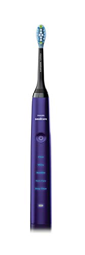 Philips Sonicare, DiamondClean Classic Rechargeable Electric Toothbrush Amethyst HX937171, Purple, 1 Count