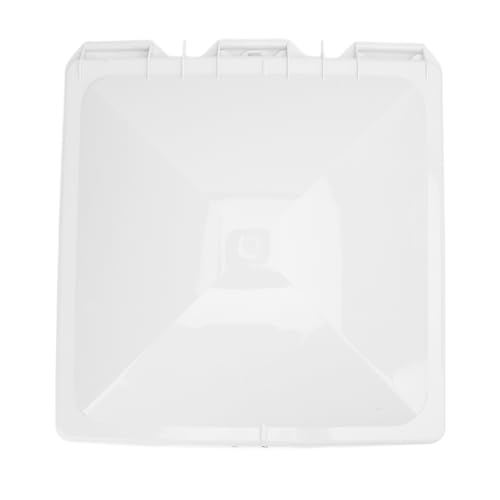 YUMILI Cubierta de ventilación de techo de RV tapa universal blanca para baños de autocaravana de remolque