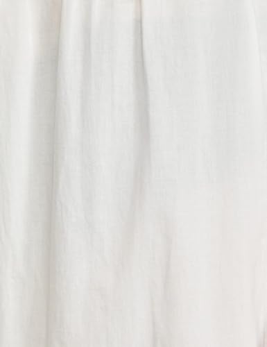Image of Pack of 1 Stylish & Comfortable Rayon Cotton Straight Cut Wide Legs Palazzo Trousers for Women /Knitted Rayon Cotton Ethnic Palazzo White