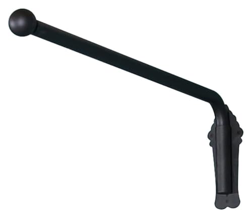 Tringle à Rideau Pivotante pour Porte, 70/90/120cm, Tube Épais 25mm, Tringle de Retour Française Anti-Lumière, Charge 40kg pour Maison (noir, 70CM)