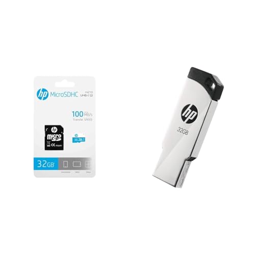 Image of HP 32GB MicroSD Memory Card SDHC mi210 Class 10, UHS-I, U1 Card, Upto 100MB /s R, 2 Y Warranty