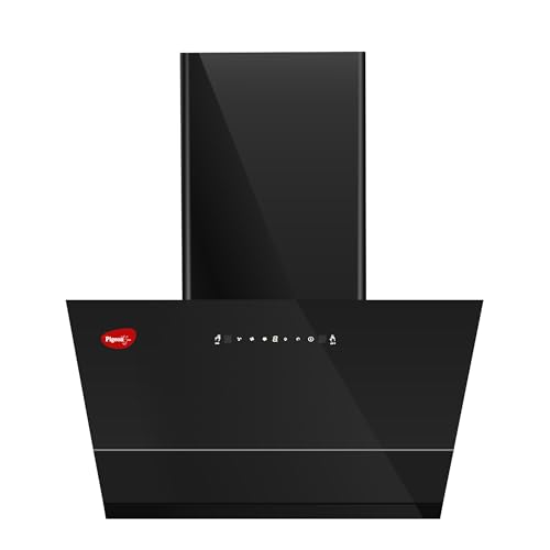Pigeon Xtreme DLX 75 cm Inclined Kitchen Chimney 1500 m3/hr suction |Touch & Gesture Control | Heat Auto Clean | 7 years warranty on motor| (Black)