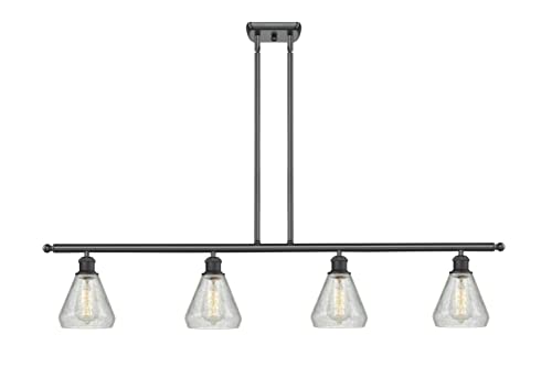 Innovations 4-Light Matte Black Pendant