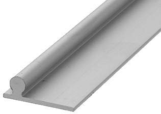 C.R. LAURENCE PLD1659 CRL Aluminum 96" Sliding Glass Door Replacement Rail