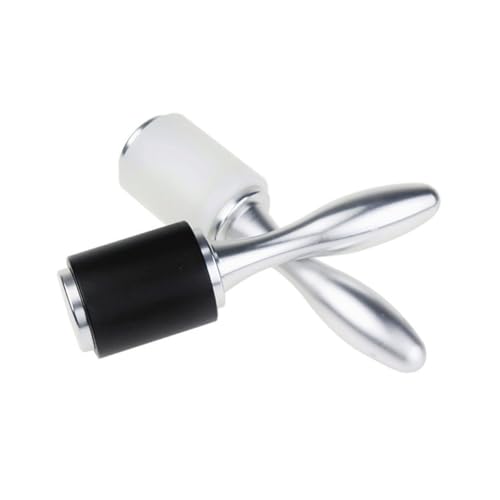 TEHAUX 1pc Hammer with Metal Handle Carving Hammer Leatherworking Mallet Rawhide Mallet Hammer Leatherworking Supplies Hammer for Leathercraft Working Leathercraft Mallet Black