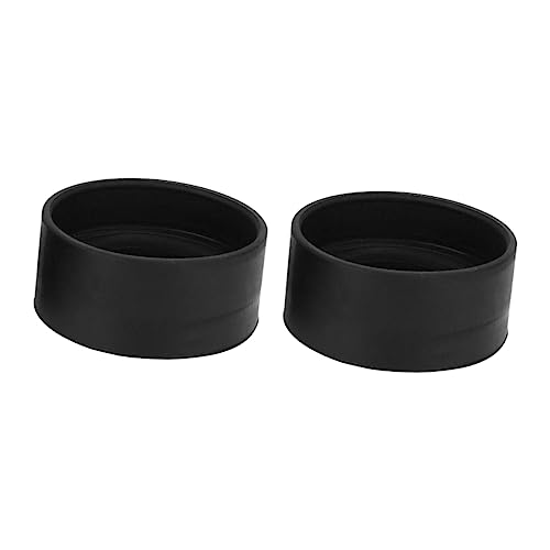 Balacoo Protective Microscope Eyecups 2pcs Rubber Eye Shields for Eyepieces Telescope Protector