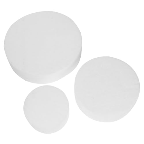 NOLITOY 3 piezas Modelos de Pastel de Espuma Multifuncción para Decoración y Práctica de Tartas Diámetros Reutilizables para Manualidades y Eventos Especiales
