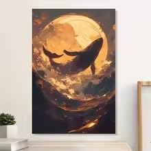 MAIMANG 1-teiliges Leinwandbild, atemberaubende und erschwingliche Dekorationsbilder, Poster und Drucke, für öffentliche Räume, Schlafzimmer, Wohnzimmer (80 x 120 cm/Innenrahmen)