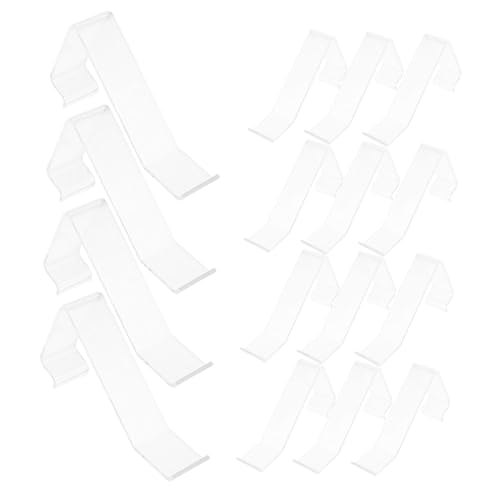 Alipis 10Pcs Transparent Shoe Display Stand for Retail Stores Boutique Shoe Organization Holder Shoe Display Shelf for Sneakers High Heels and Footwear Storage