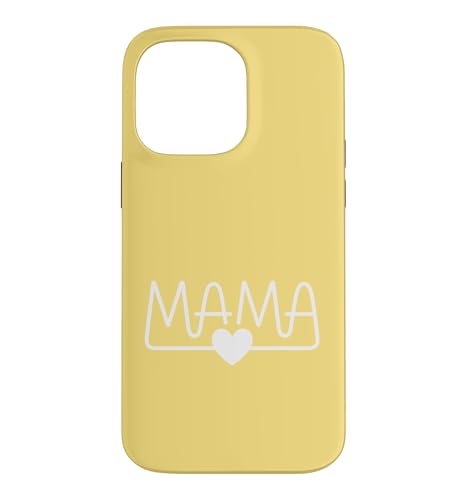 Mama Heart Line Drawing Minimalist - �C�G���[ �X�}�z�P�[�X iPhone 14 Pro Max �p