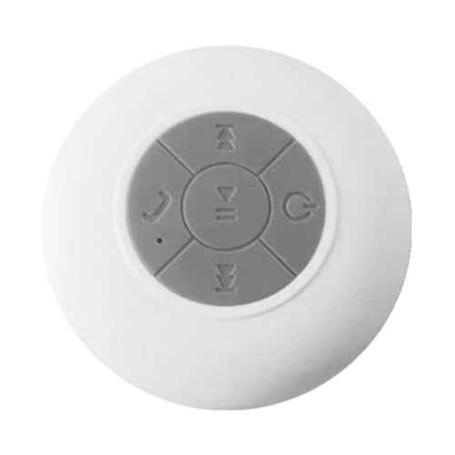 Daijianbin Altavoz Bluetooth Inalámbrico con Ventosa Para Baño, Mini Altavoz Estéreo Portátil con Luz RGB para Deportes al Aire Libre