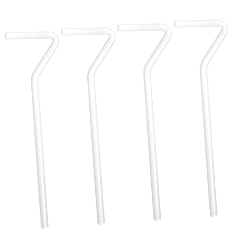 KICHOUSE 4pcs Glass Coating Rod Diffuser Labs Rod Tool Fishing Wide Spreading Scraper Cell Spreaders Cell Laboratory Stirring Rod Boom Pole