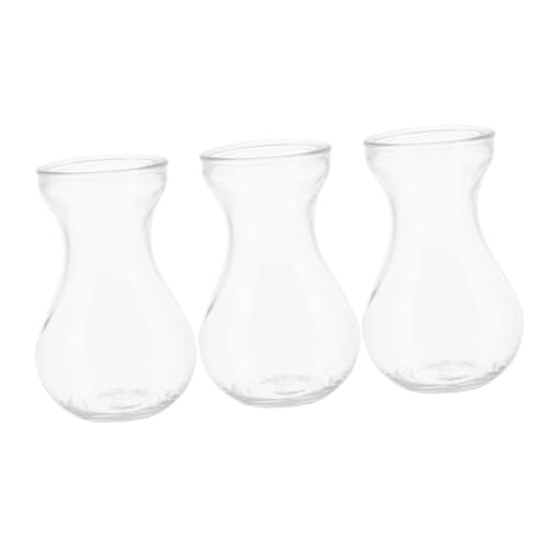 Holibanna Vaso Trasparente Fiori Piccolo Moderno Per Arredamento Casa Rustico Vaso Decorativo Per Stanza Centrotavola Floreale