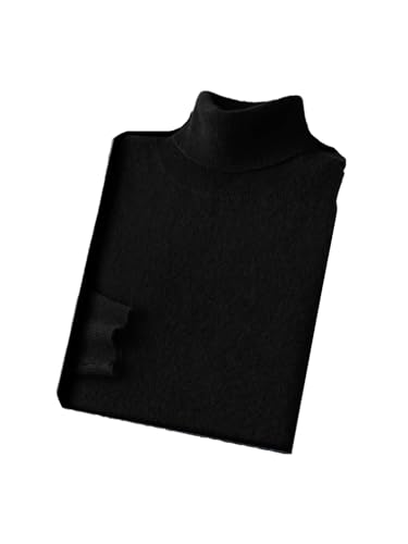 Men Turtleneck Cashmere Pullover Cashmere Knitwear Sweater Basic Solid Jumper