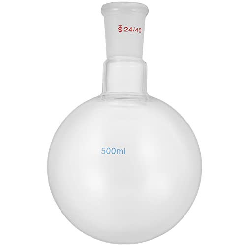 Vevor Glass Organic Chemistry Kit 13Pcs Distillation Kit 24/40 Joints Distillation Apparatus Borosilicate Glass Lab Glassware Kit W/ 1000Ml Round Bottom Flask For Distillations Separation Purification #TOP7