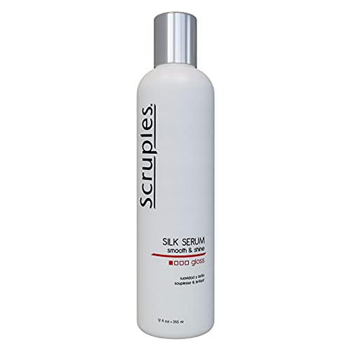 Scruples Smooth & Shine Silk Serum - Lightweight Gloss - Long Lasting Silky Finish To Frizzy, Dry & Dull Hair - Damage And Thermal Protectant - For Men And Women - Any Hair Type #TOP22