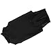 Dog Neuter Recovery Suit Anti Lick Easy Maintenance Elastic Band Recovery Suit for Dog Spay Shirt Polyester Black (L)