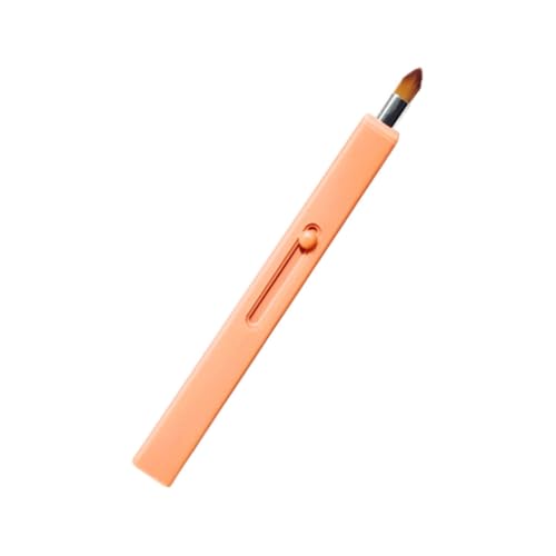 SMASOLO Cepillo Retráctil para Labios Portátil Pincel Aplicador de Barra de Labios Color Naranja Cálido para Maquillaje Casa y Salón