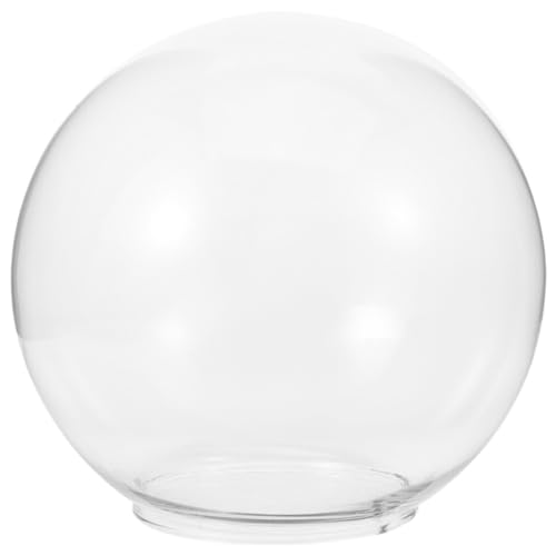 HOLIDYOYO Pantalla De Globo De Cristal 1 Uds. Reemplazo De Pantalla Redonda Transparente Cubiertas De Iluminación De Globo Accesorios Para Apliques De Pared De Luz Colgante