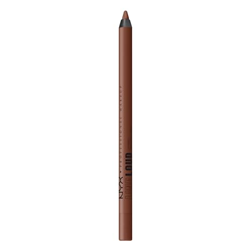 NYX Professional Makeup Crayon à Lèvres, Waterproof, À l'Huile de Jojoba, Pour des Lèvres Douces et Confortables, Finition Mate Douce, Vegan, Line Loud, Teinte : No Equivalent