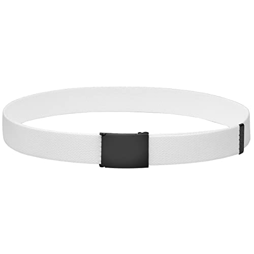 Image of Falari Canvas Web Belt Fully Adjustable Cut to Fit Golf Belt Flip Top Buckle