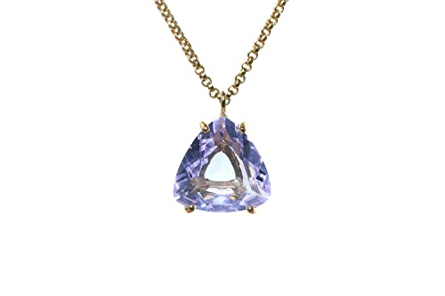 Collier de tanzanite en or Anemone : un bijou artisanal d'exception