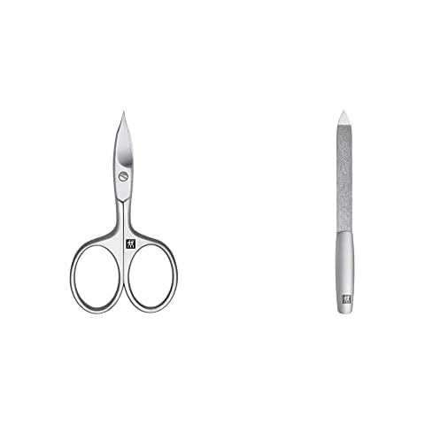 ZWILLING TWINOX Kombi-Nagelschere Maniküre Pediküre rostfreier Edelstahl mattiert 90 mm 47355-091-0 & Twinox Saphir-Formfeile Maniküre Pediküre Nagel poliert 130 mm 88326-131-0 Cover