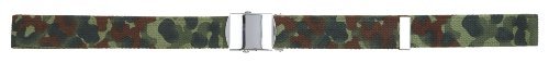 Army And Outdoors Flecktarn 1" Camo Webbing Slide Belt (Flecktarn)