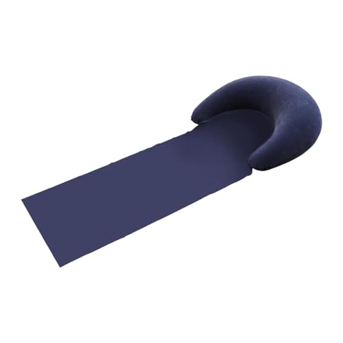 Colchoneta de Playa Inflable Plegable con Almohadilla Reclinable Compacta y Resistente al Desgarro de PVC para Playa y Camping miniatura 6