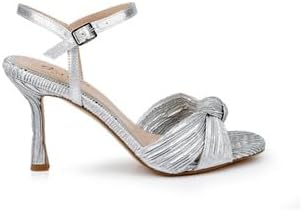 Jewel Badgley Mischka Hydee Pleated Stiletto Sandal - Image 5