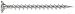 Simpson Strong-Tie T08C225WQC - #8 x 2-1/4" Wafer Head 316SS Fiber-Cement Screws 2000ct