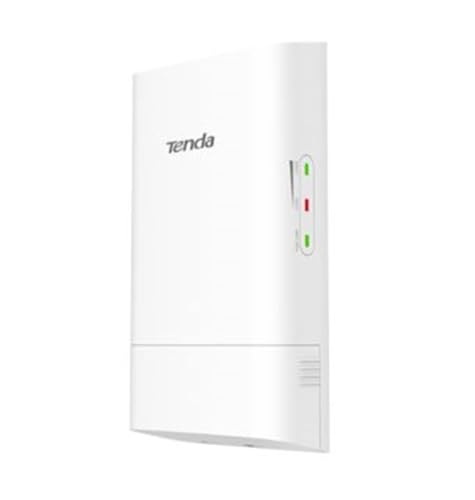 Immagine prodotto: Tenda O1-5G Outdoor Access Point Esterno 11AC 867Mbps, CPE 5Ghz 9dbi, Auto-bridge, Impermeabile IP65, Trasmissione 1km, Gestione Centralizzata, PoE Passivo e Alimentazione DC, Bianco