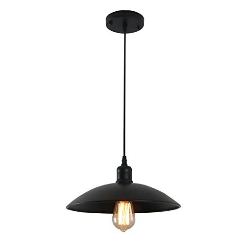 Lampe suspendue LED noire pour illuminer votre table de cuisine