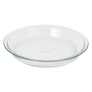 Pyrex Glass Bakeware Pie Plate 9" x 1.2" Pack of 2 - Clear - Original Genuine Pyrex - Made in the USA Pyrex Glass Bakeware Pie Plate 9 x 12 Pack of 2 Clear Original Genuine Pyrex Made in the USA