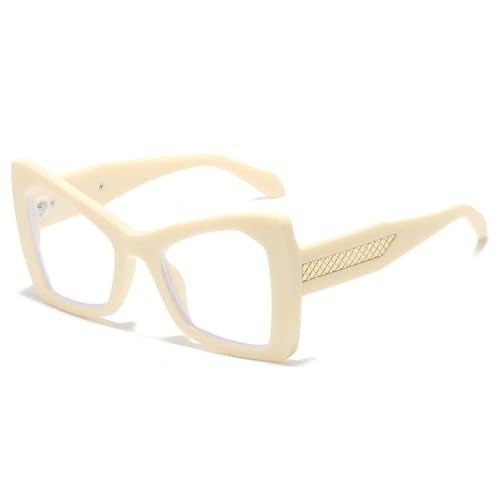 Lunettes de protection œil de chat bicolores pour soulager la fatigue oculaire quotidienne