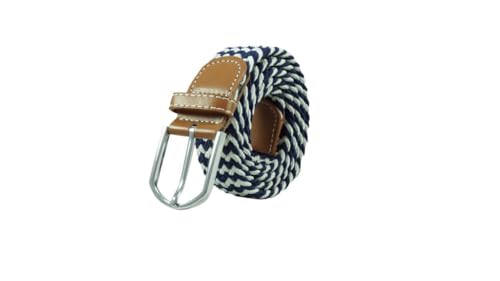 Image of The Tie Hub Unisex Stretchable Woven Fabric Belt | Adjustable, Hole-Free Design | Fits Up to 40 Inches Waist