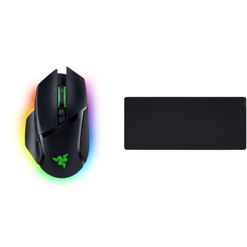 Ratón inalámbrico para juegos con rueda inclinable y alfombrilla suave gaming XXL