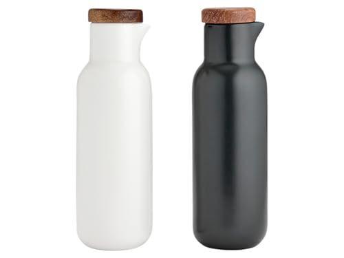 Ladelle Essentials Essig- & Öl-Set Weiss/anthrazit 2tlg