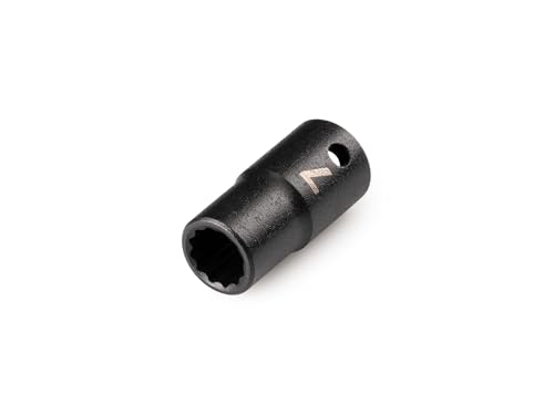 Image of TEKTON 1 /4 Inch Drive x 7 mm Shallow 12-Point Impact Socket | SID02307