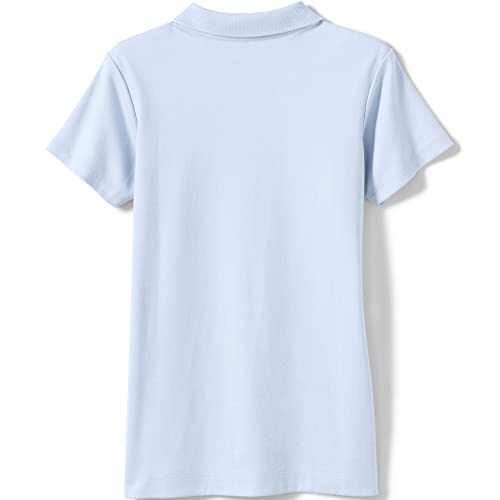 Image of Lands' End School Uniform Girls Short Sleeve Feminine Fit Interlock Polo Shirt