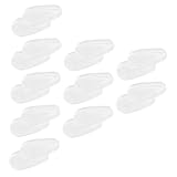 BIUDECO 10 Paare Brillen Nasenpads Transparent Weich Hautfreundlich rutschfeste Ersatz Nose Cushions für Sonnenbrillen und Korrekturbrillen Komfortable Passform Erhöhen Nasenauflage